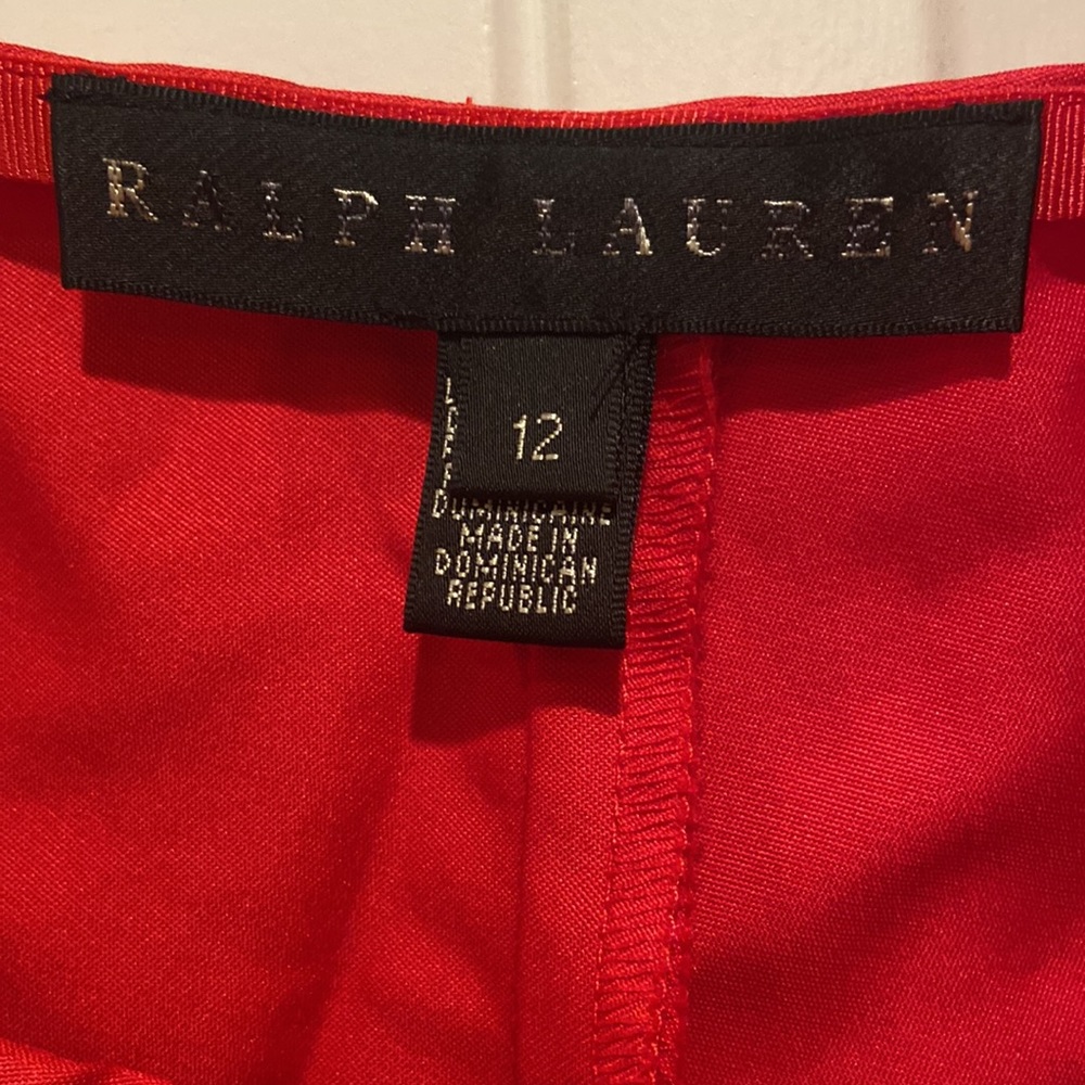 Ralph Lauren Orange Pants Size 12